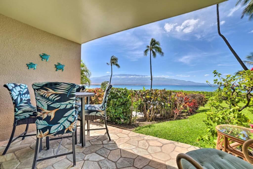 Stunning Maui Direct Ocean Front On The Beach, Walk To Beach From Condo, Watch Turtles, Whales, Ac In All Rooms Ocean View Pool And Spa Wailuku المظهر الخارجي الصورة