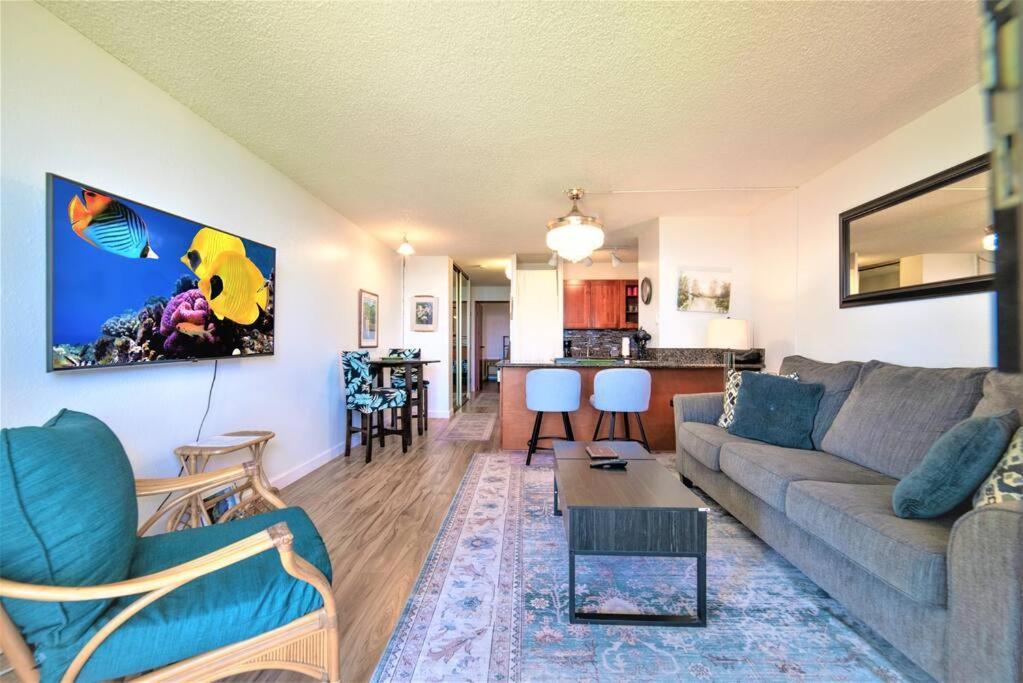 Stunning Maui Direct Ocean Front On The Beach, Walk To Beach From Condo, Watch Turtles, Whales, Ac In All Rooms Ocean View Pool And Spa Wailuku المظهر الخارجي الصورة