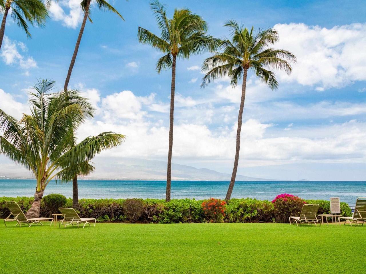 Stunning Maui Direct Ocean Front On The Beach, Walk To Beach From Condo, Watch Turtles, Whales, Ac In All Rooms Ocean View Pool And Spa Wailuku المظهر الخارجي الصورة
